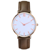 Vintage Flowers Stripes Watch Women