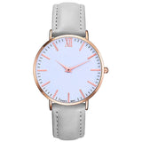 Vintage Flowers Stripes Watch Women