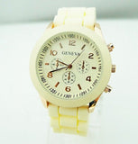 Geneca Silicone quartz women watch