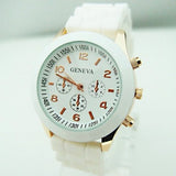 Geneca Silicone quartz women watch