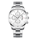 Stainless Steel Sport  Quartz Men Watch