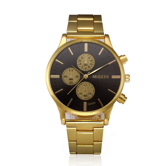 Classic Geneva Golden Men's Watches