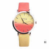 Retro Rainbow Design Women Watch