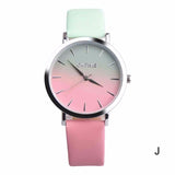 Retro Rainbow Design Women Watch